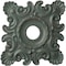 Ekena Millwork Crawley Medallion (Canopies up to 6 3/4"), 18"W x 18"H x 3 1/4"ID x 1 1/2"P, Cloud Burst Crackle CM18CRCBC - alternate 1